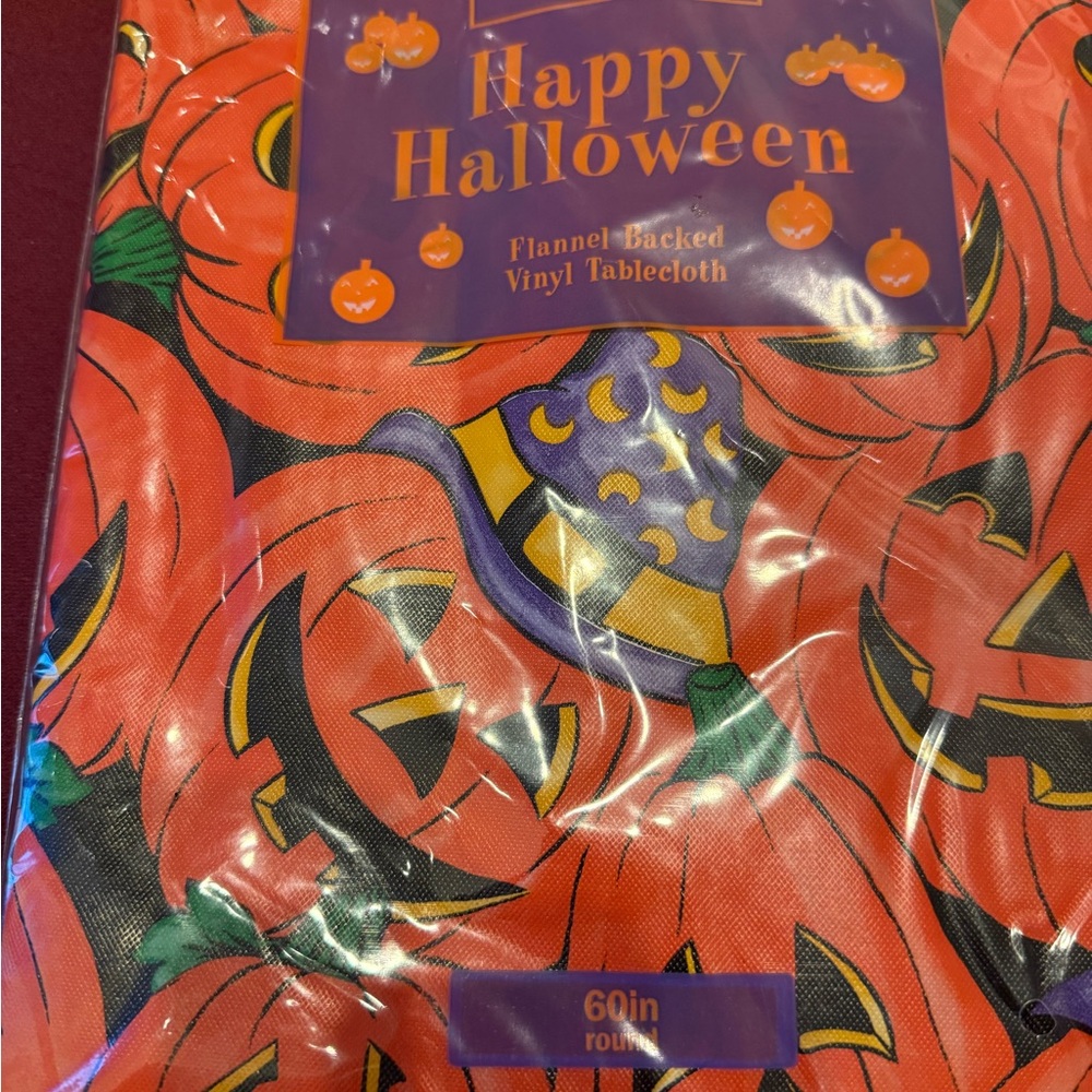 Halloween Pumpkin Tablecloth
